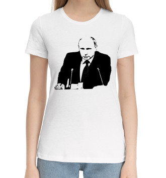 Хлопковая футболка Путин
