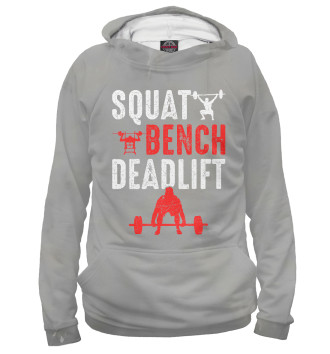 Худи для девочек Squat Bench Deadlift