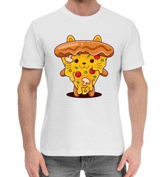 Мужская Хлопковая футболка Pizza