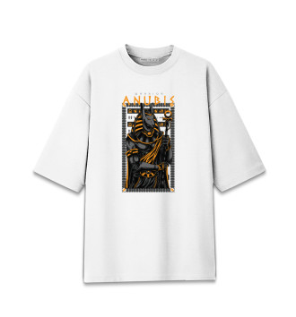 Хлопковая футболка оверсайз Anubis warrior