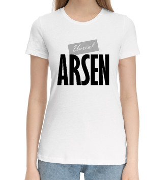 Женская Хлопковая футболка Arsen