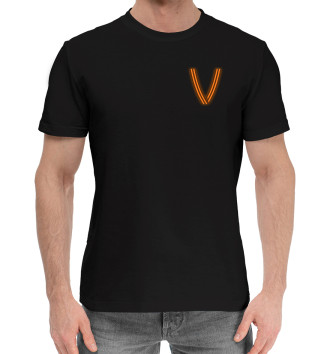 Хлопковая футболка V | Георгиевская лента
