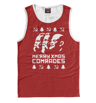Майка для мальчиков Merry Xmas Comrades