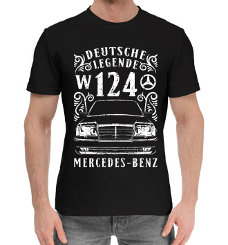 Мужская Хлопковая футболка Mercedes-Benz W124