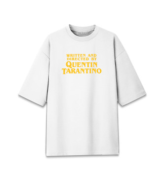 Хлопковая футболка оверсайз Quentin Tarantino