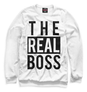 Свитшот для девочек The real boss