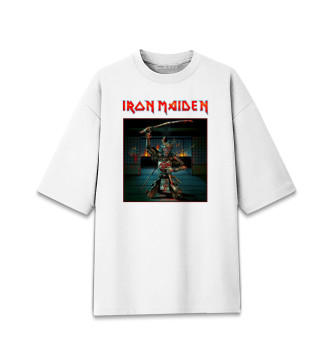 Хлопковая футболка оверсайз Iron Maiden