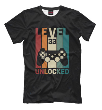 Футболка для мальчиков Level 33 Unlocked