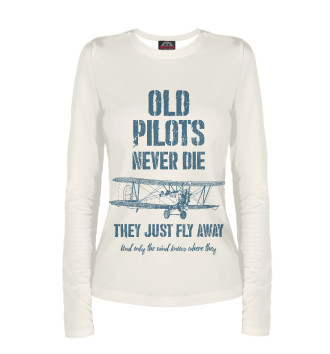 Лонгслив Старые пилоты не умирают