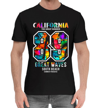 Мужская Хлопковая футболка California
