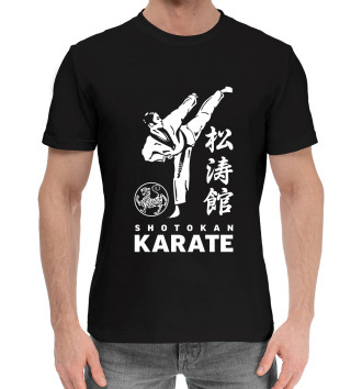 Мужская Хлопковая футболка Шотокан карате