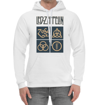 Мужской Хлопковый худи Led Zeppelin