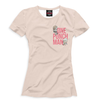 Женская Футболка One-Punch Man логотип