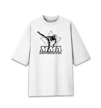 Женская Хлопковая футболка оверсайз Mixed Martial Arts