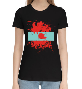 Женская Хлопковая футболка Dexter Blood
