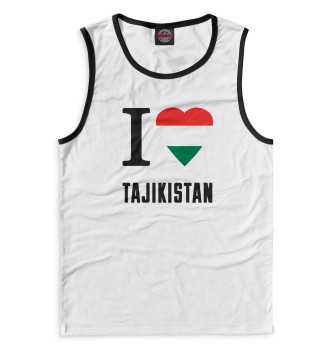 Мужская Майка I love Tajikistan