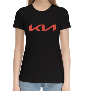 Хлопковая футболка KIA