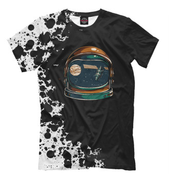 Футболка Shirt astronaut helmet
