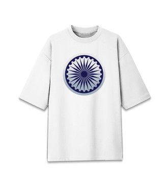 Хлопковая футболка оверсайз Индия