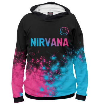 Худи Nirvana Neon Gradient