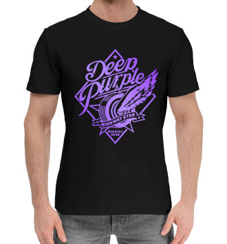 Мужская Хлопковая футболка Deep Purple
