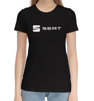 Женская Хлопковая футболка SEAT