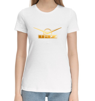 Женская Хлопковая футболка UAZ Gold