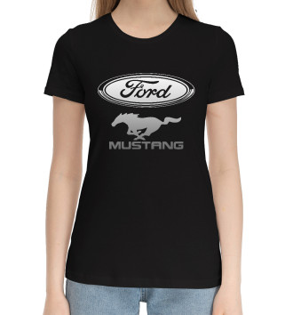 Хлопковая футболка Ford Mustang