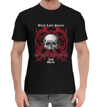 Хлопковая футболка Blacklabelsociety