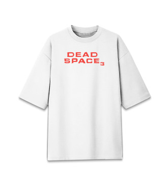 Мужская Хлопковая футболка оверсайз Dead Space