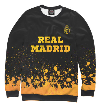 Свитшот для девочек Real Madrid Gold Gradient