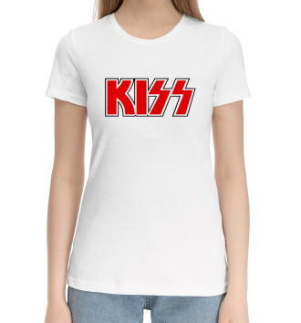 Хлопковая футболка KISS