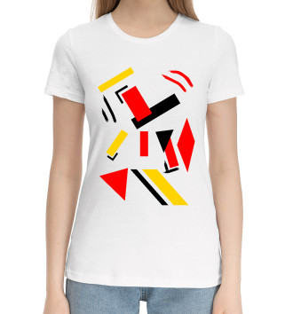 Женская Хлопковая футболка Мария Функ / Композиция