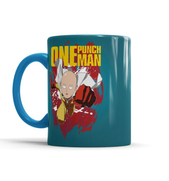 Кружка One-Punch Man сайтама и логотип