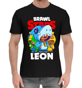 Хлопковая футболка Brawl Stars, Leon