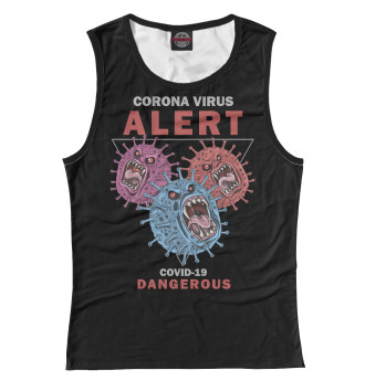 Женская Майка Corona Virus