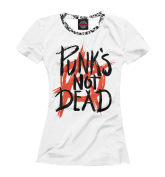 Футболка для девочек Punk’s Not Dead