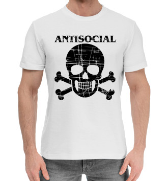 Мужская Хлопковая футболка Antisocial