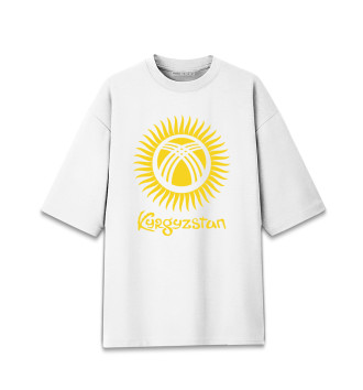 Хлопковая футболка оверсайз Киргизия