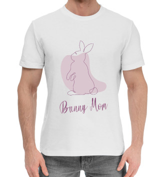 Хлопковая футболка Кролик мама