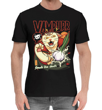 Мужская Хлопковая футболка Vampurr: Smells Like Death