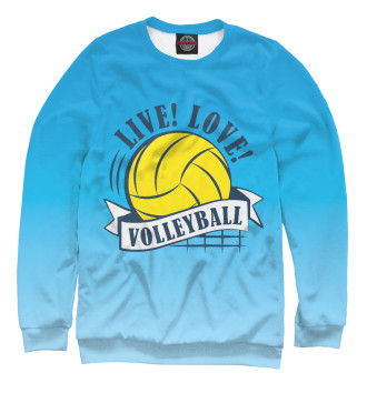 Свитшот для мальчиков Live! Live! Volleyball!