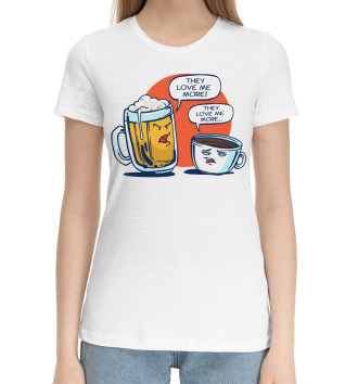 Хлопковая футболка Beer