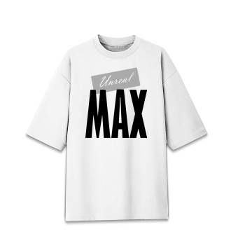 Мужская Хлопковая футболка оверсайз Нереальный Макс
