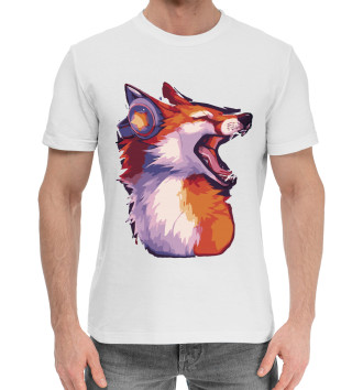 Хлопковая футболка DJ FOX