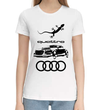Хлопковая футболка Audi quattro