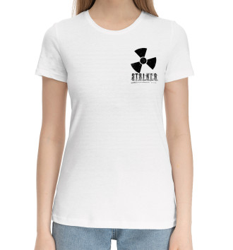 Женская Хлопковая футболка S.T.A.L.K.E.R