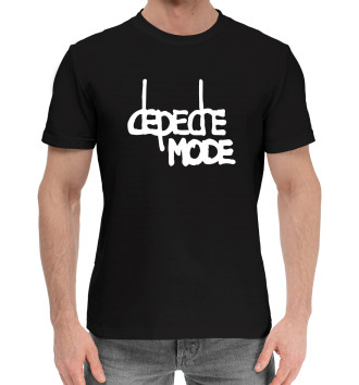Мужская Хлопковая футболка Depeche mode