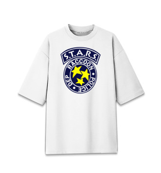 Хлопковая футболка оверсайз Resident Evil