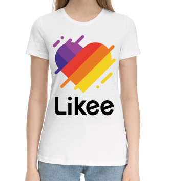 Женская Хлопковая футболка Likee